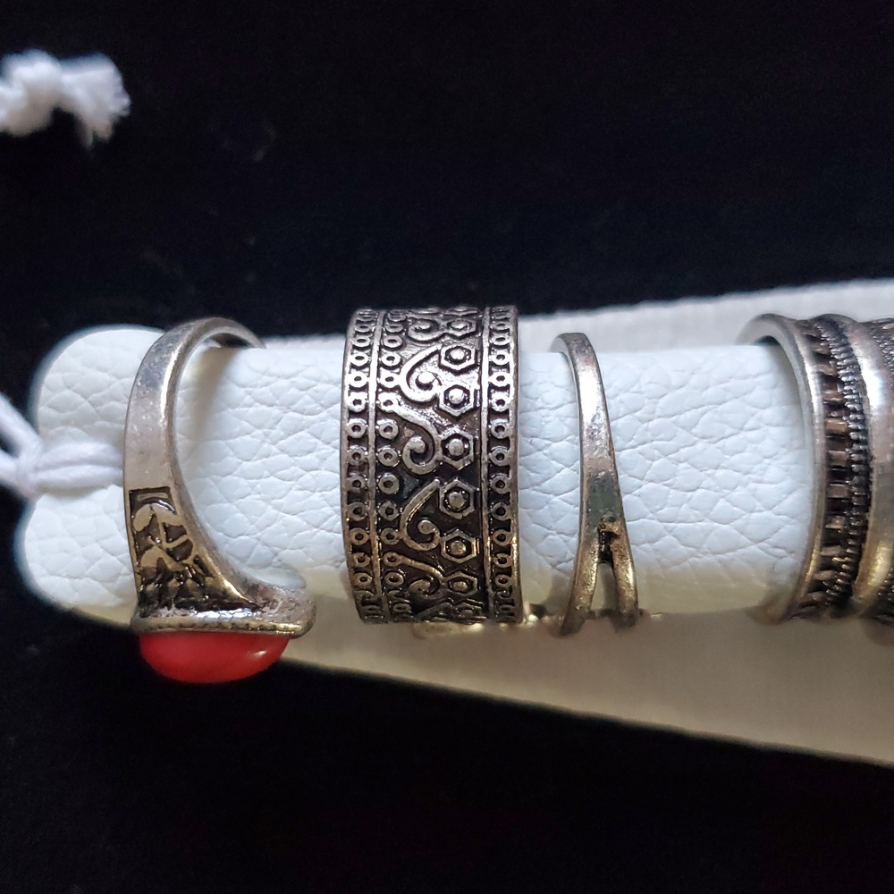 Free People Count Your Lucky Stars Ring Set - Picture 6 of 8
